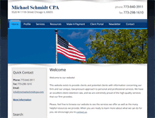 Tablet Screenshot of michaelschmidtcpa.com